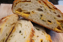 Load image into Gallery viewer, Cheddar & Jalapeño Sourdough